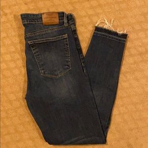 Lucky Brand raw hem jeans